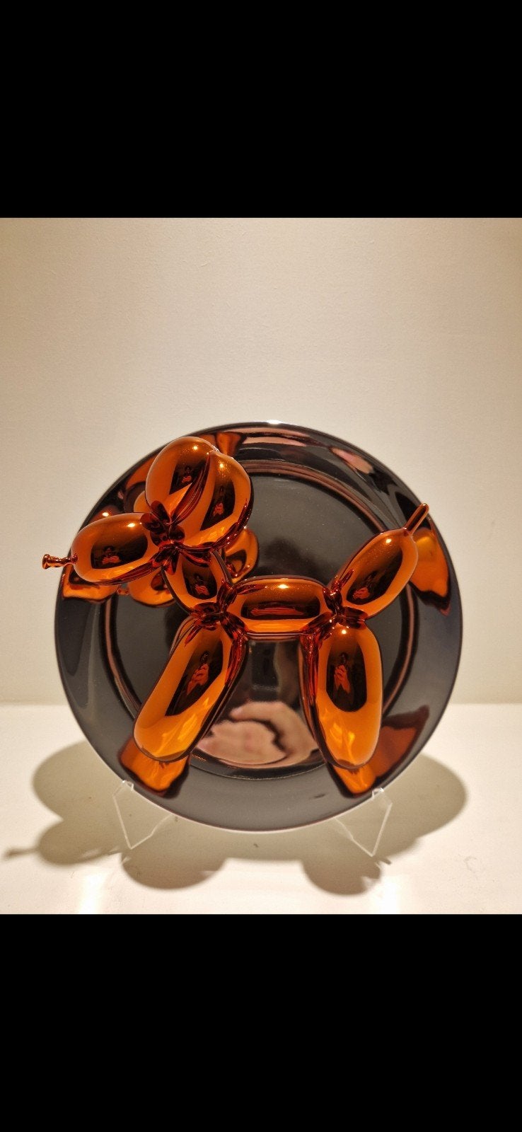 Balloon dog orange Jeff Koons, Antiek en Kunst, Antiek | Schalen, Ophalen of Verzenden