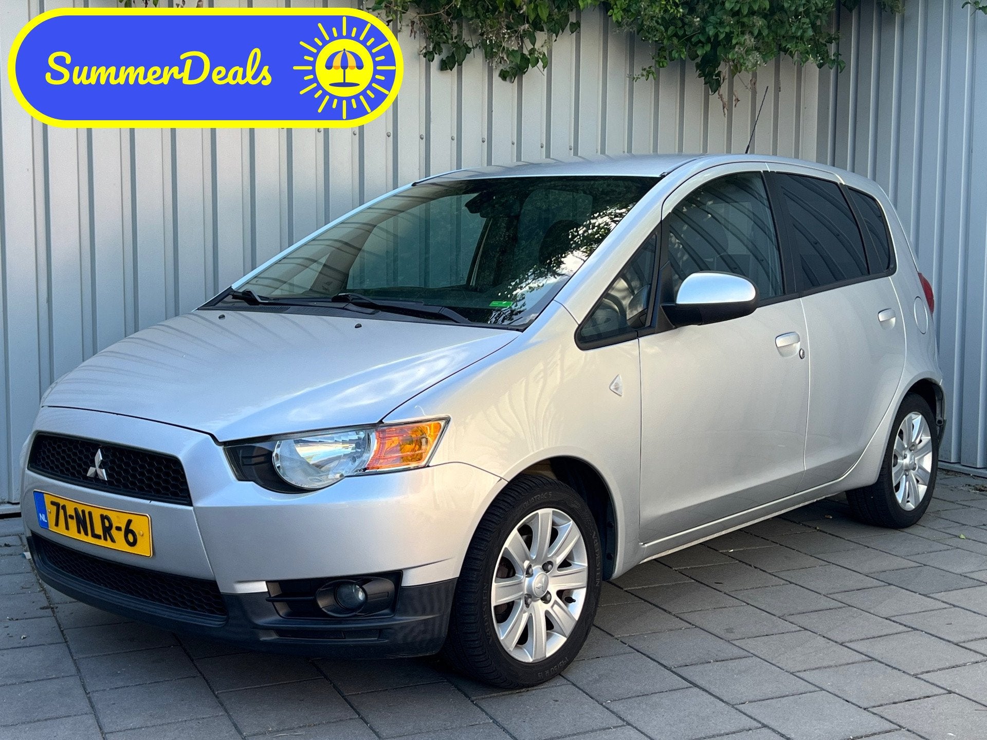 Mitsubishi Colt 1.3 Edition Two|94000KM|Automaat|Airco|, Euro 5, Stof, Gebruikt, Zwart