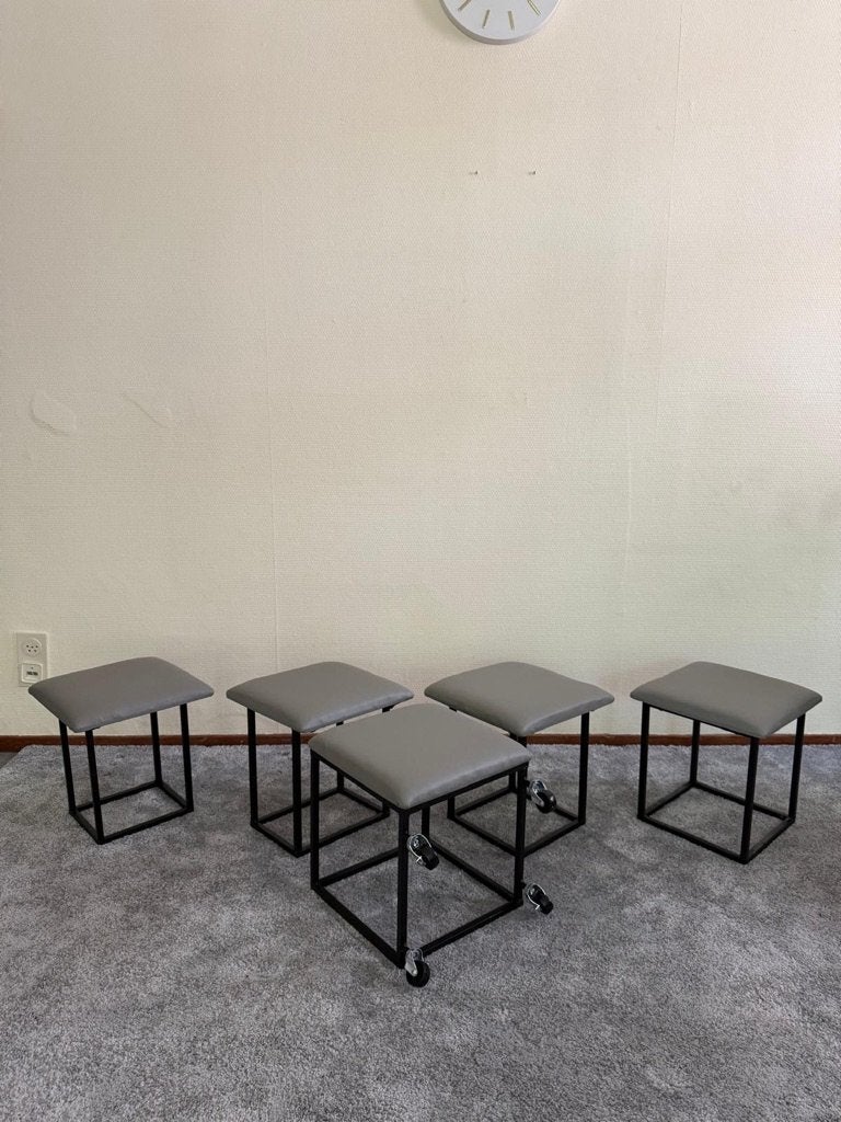 Multifunctionele 5-in-1 krukjes - Grijs, Stapelbare, Ophalen, Nieuw, Kunststof
