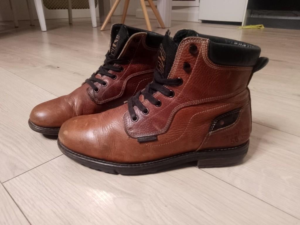 Mooie PME Pall Mall Leren Wandelschoenen Maat 40, Ophalen, Bruin, Zo goed als nieuw, Pme Legend
