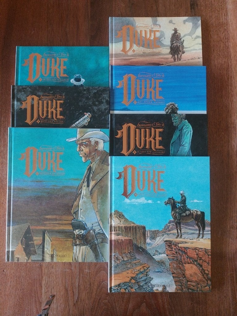 Duke 1-7 1ste druk hardcover Hermann, Complete serie of reeks, Ophalen of Verzenden, Nieuw, Hermann Huppen (HERMANN)