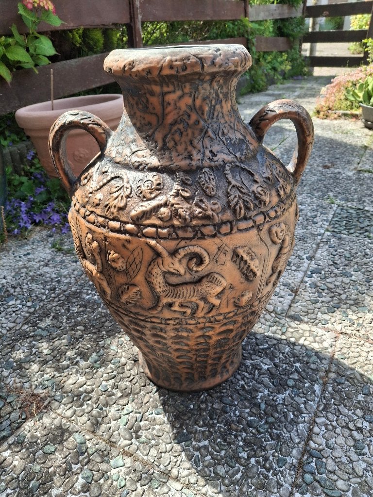 Vintage Jasba amfora vloervaas jaren 60 H52cm, Ophalen