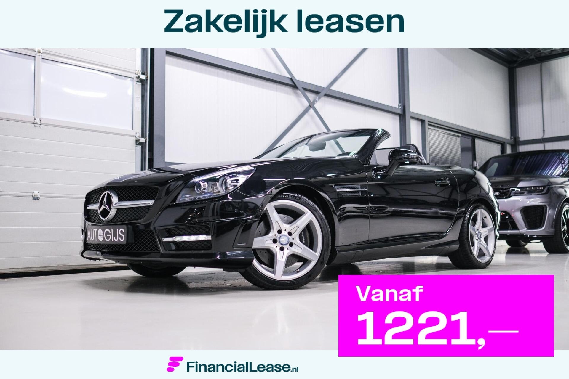 Mercedes SLK-klasse 350 AMG Line 306 PK | Panorama | Airscar, Automaat, Euro 5, Achterwielaandrijving, Zwart