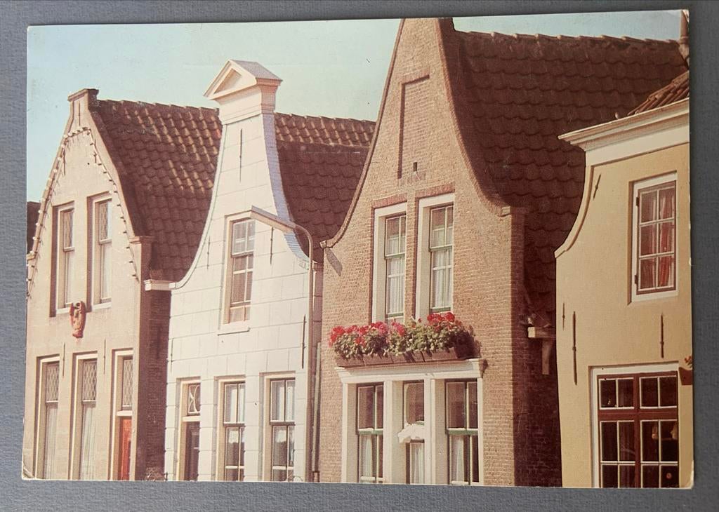 Dorpbeeld van Goudswaard (Z.H.), Verzamelen, Ansichtkaarten | Nederland, Ophalen of Verzenden, 1960 tot 1980, Gelopen, Zuid-Holland