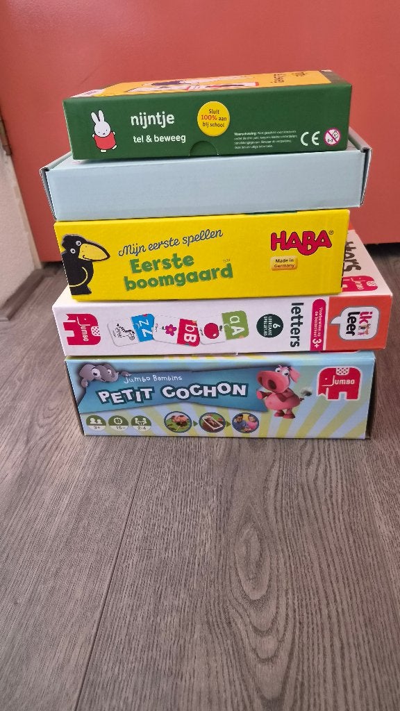 Diverse Kinderspellen voor kleuters, Ophalen, Gebruikt