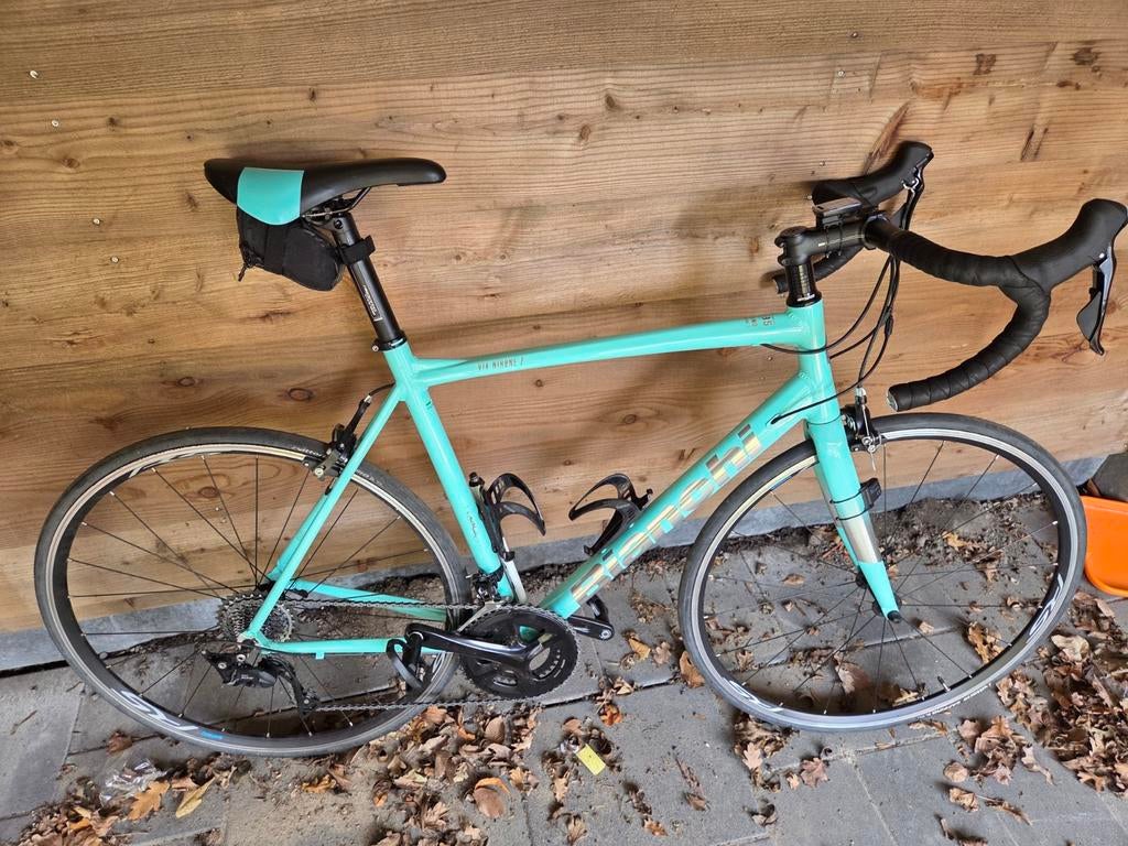 Bianchi via nirone 7 maat 55., Aluminium, Zo goed als nieuw, Meer dan 20 versnellingen, Ophalen