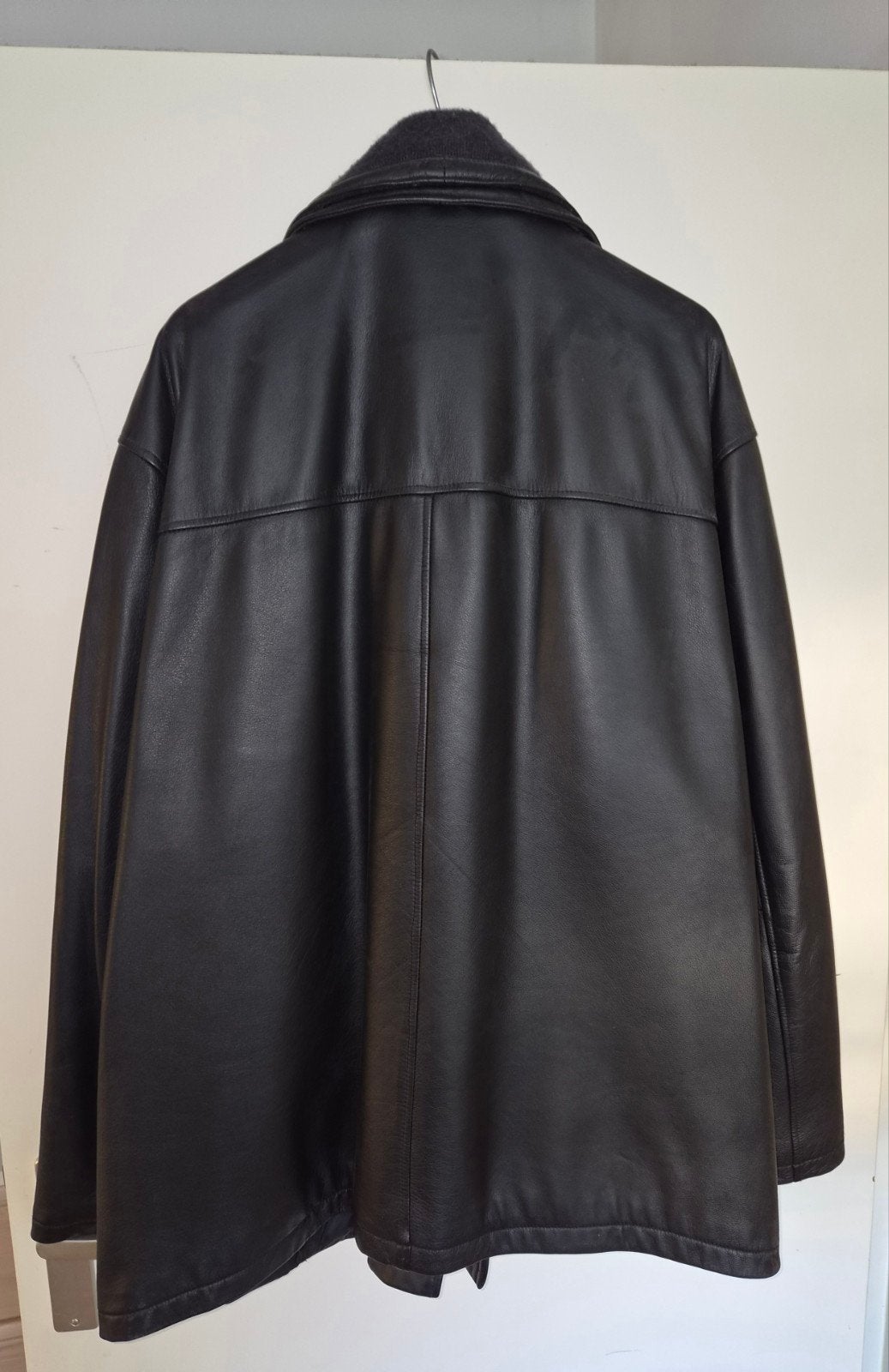 DONAR menswear LEREN JAS (grote maat), Ophalen of Verzenden, Zo goed als nieuw, Overige maten, Zwart