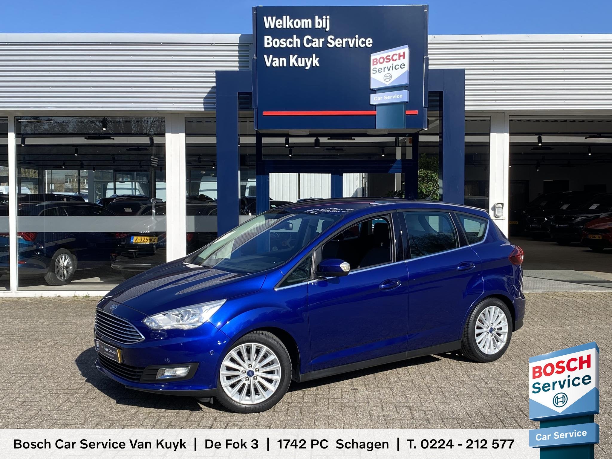 Ford C-Max 1.0 Titanium / NL-Auto / 48.000 KM / Apple-Carpla, Auto's, Ford, Voorwielaandrijving, Gebruikt, Euro 6, Origineel Nederlands