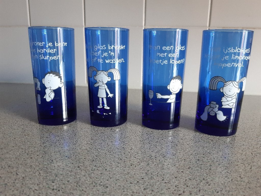 Blueband mokken en glazen, Verzamelen, Ophalen of Verzenden, Zo goed als nieuw, Gebruiksvoorwerp