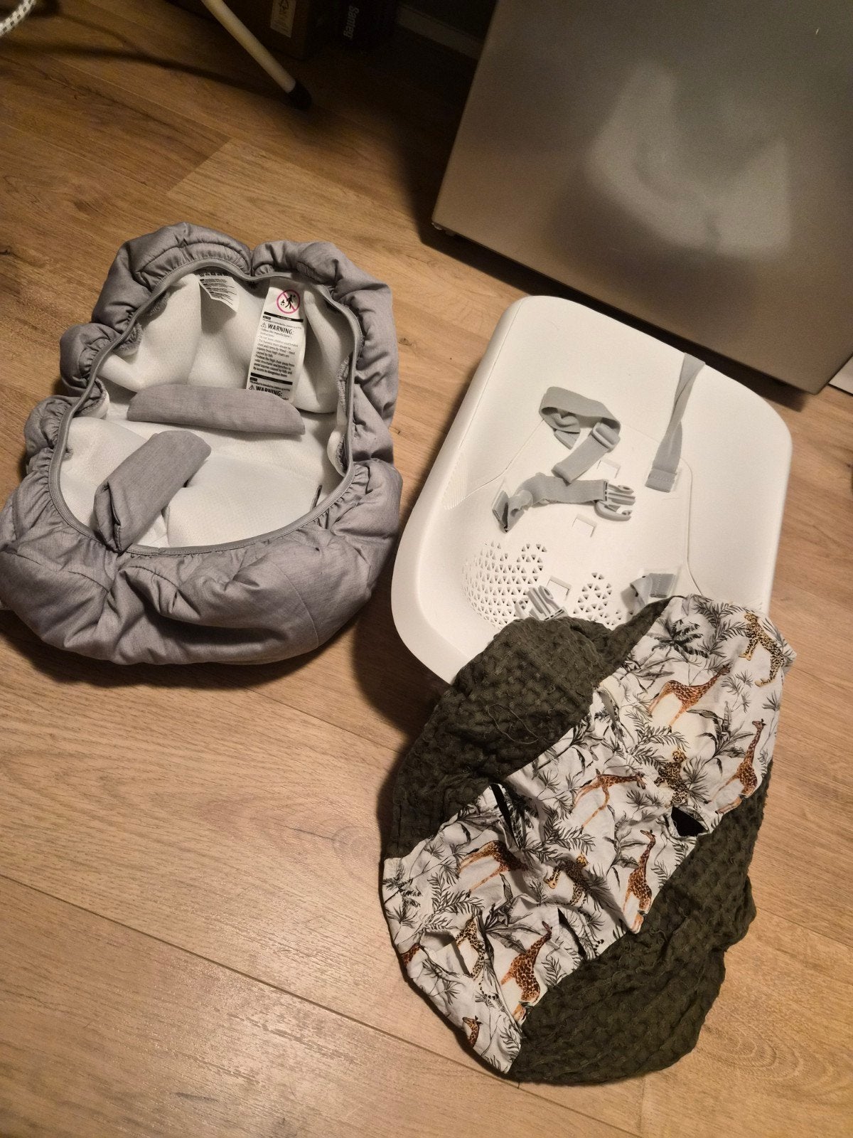 Stokke Tripp Trapp Baby Set met Safari Hoes - Goede Staat, Ophalen, Zo goed als nieuw, Meegroeistoel, Gordel(s)