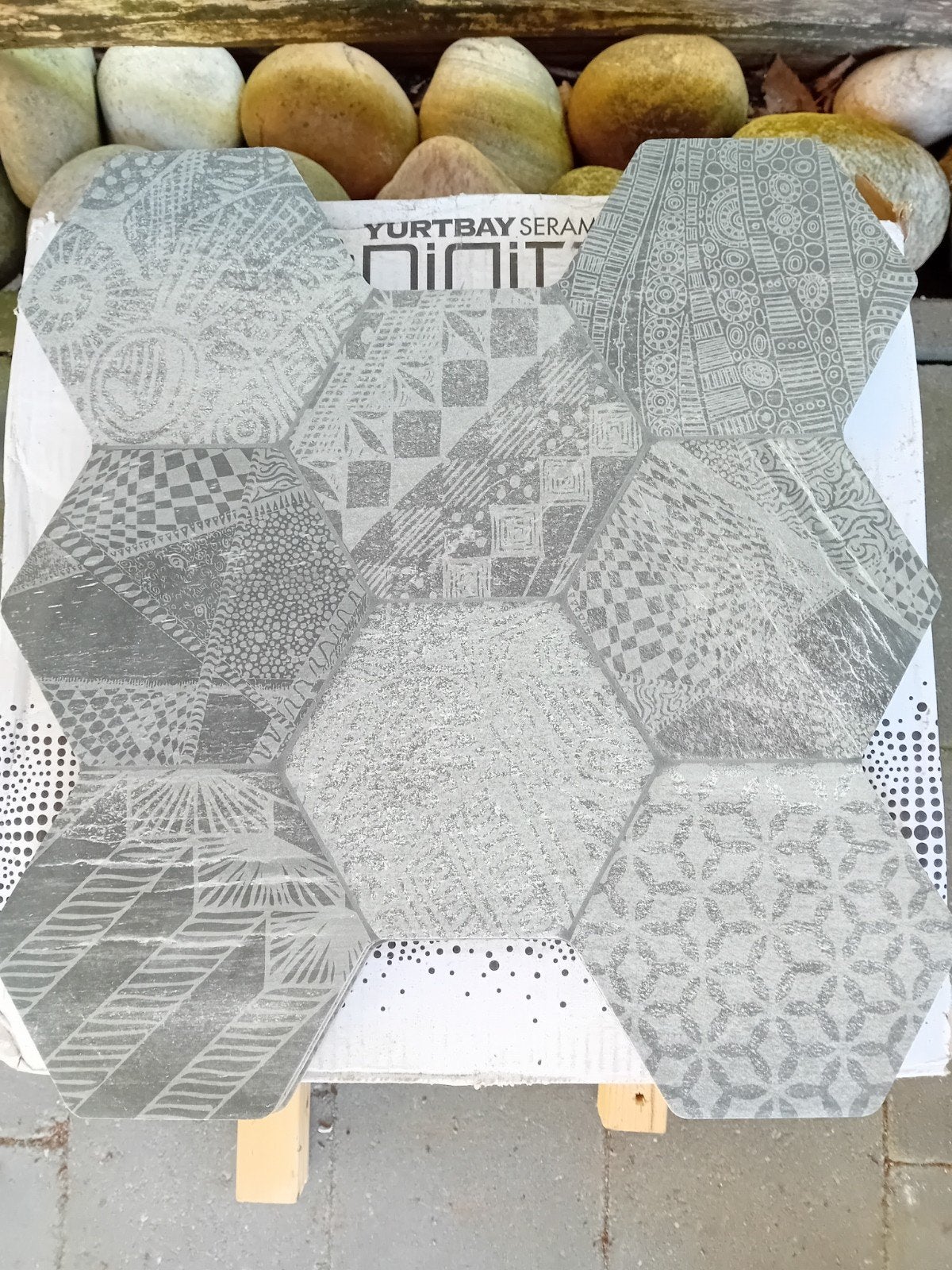 Vloertegels Vesta Mix, Ophalen, 40 tot 60 cm, 40 tot 60 cm, Keramiek