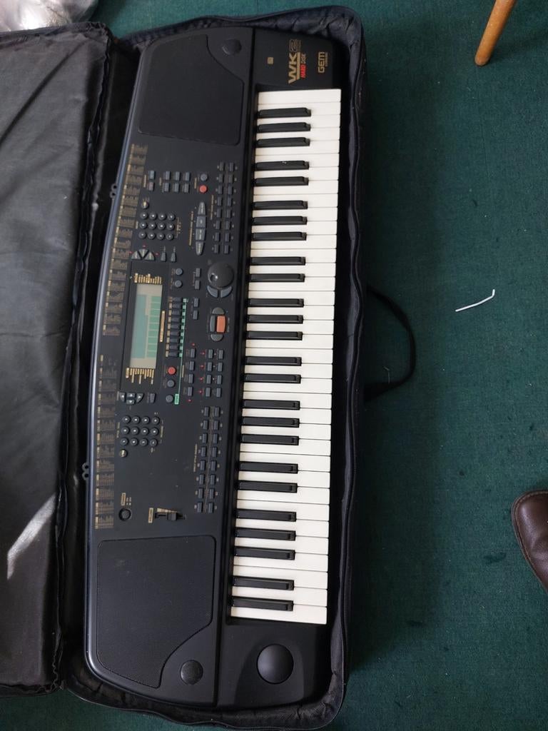 Keyboard GEM wk2 met standaard en bankje, Met standaard, 61 toetsen, Gebruikt, Gem