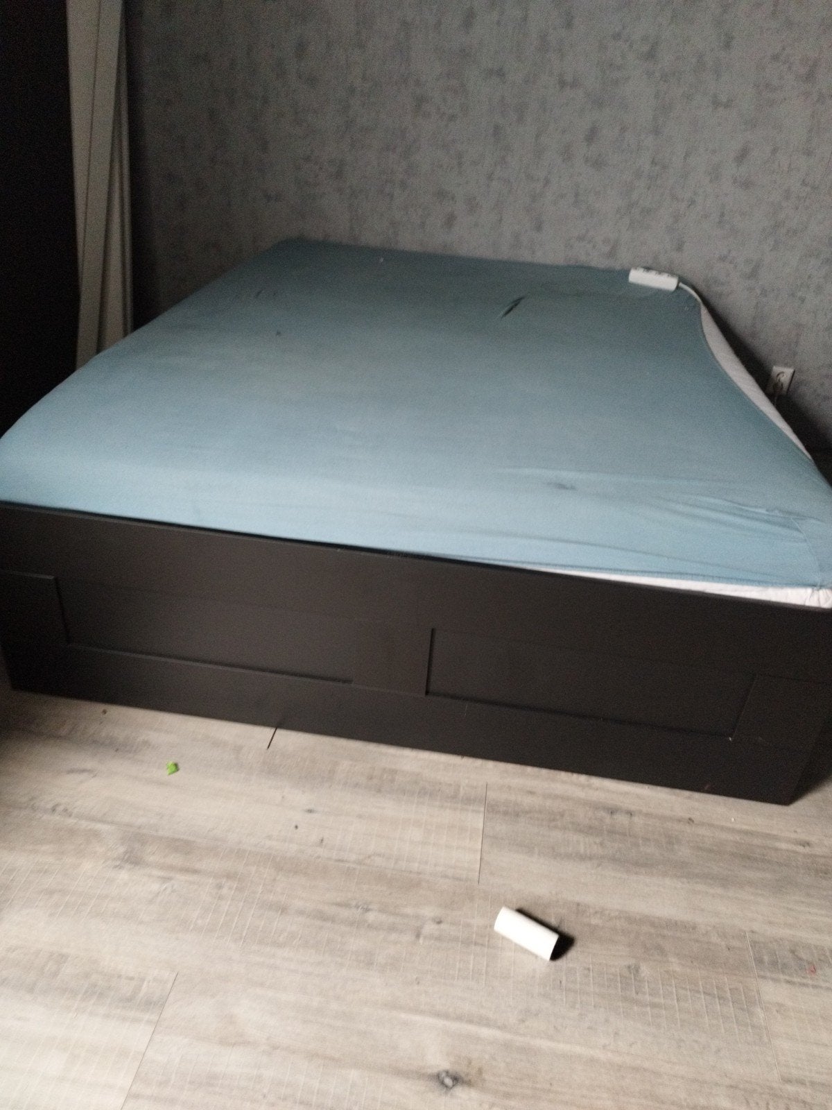 IKEA BRIMNES tweepersoonsbed met opbergruimte, Ophalen