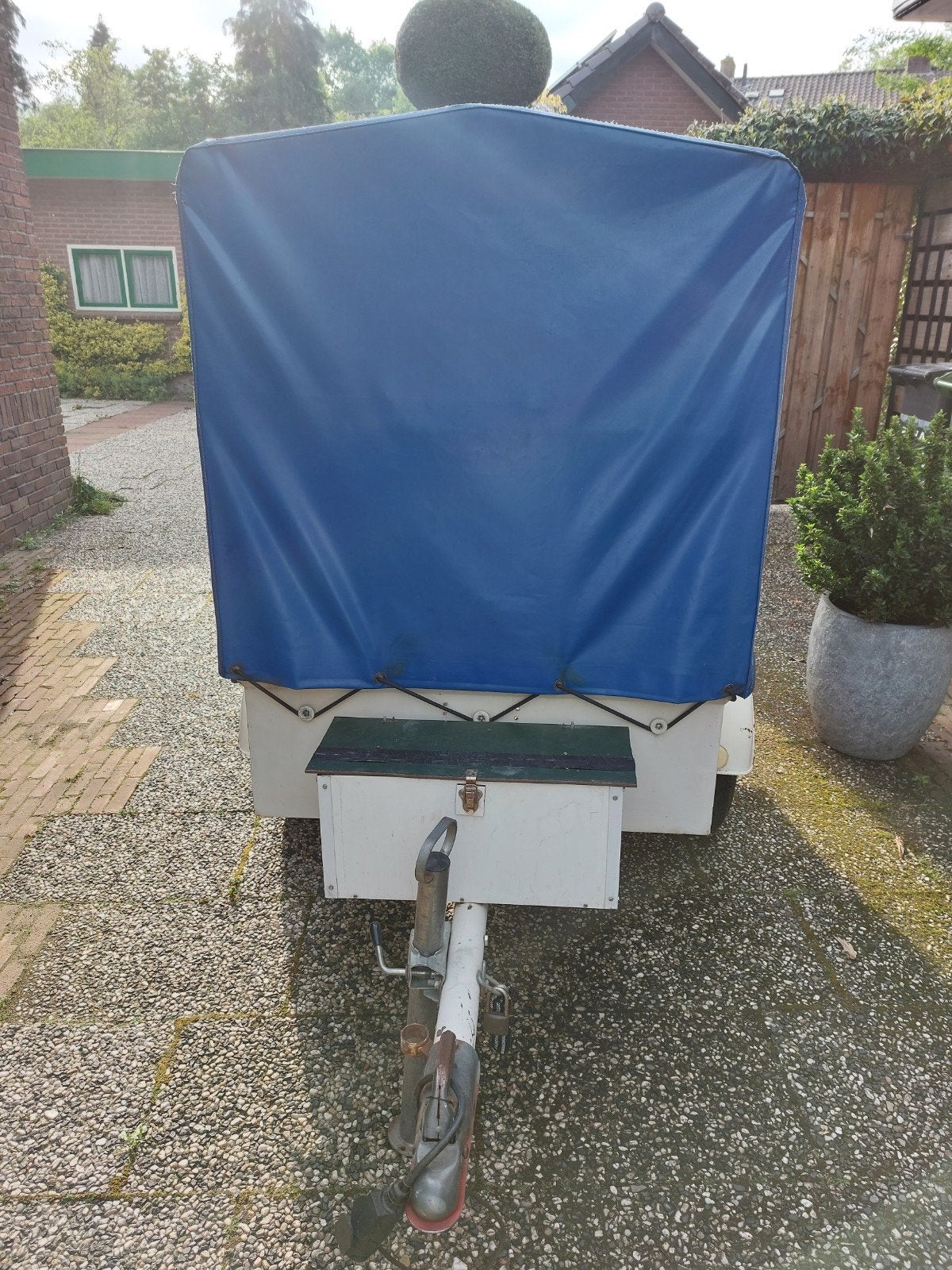 Aanhangwagen 750kg met reservewiel en papieren, Auto diversen, Aanhangers en Bagagewagens, Ophalen, Gebruikt