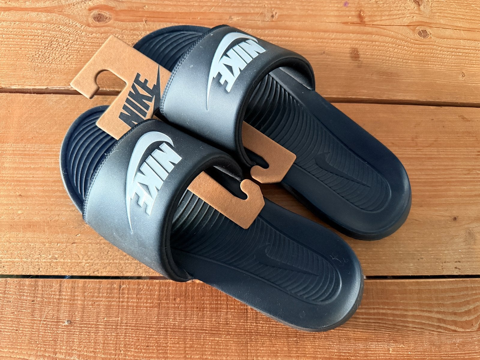 Nike Victori One slippers maat 12, Slippers, Zwart, Nieuw, Ophalen of Verzenden