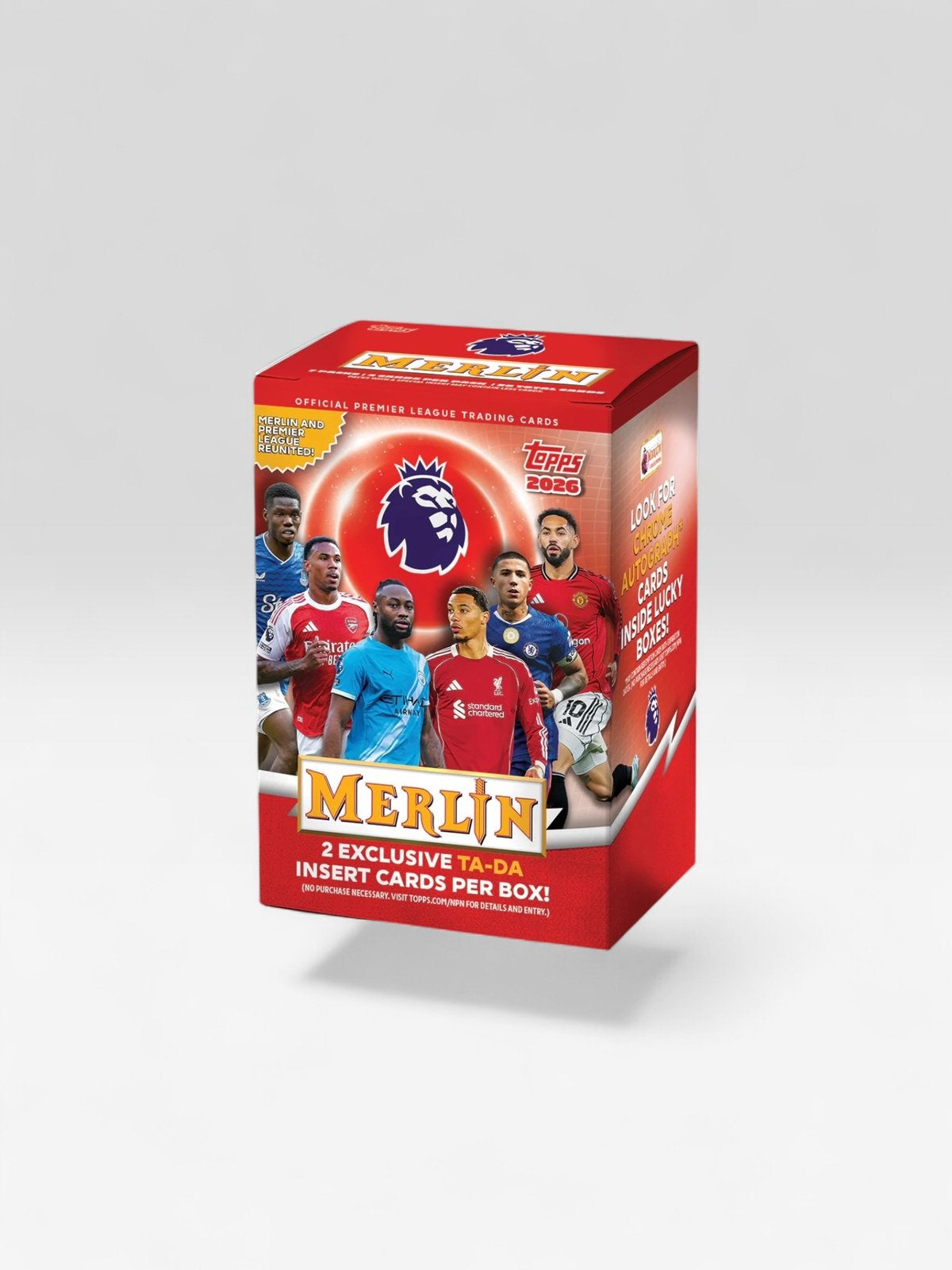 Topps Merlin Premier League 2025/2026 Value Box, Ophalen of Verzenden, Nieuw, Buitenlandse clubs, Spelerskaart