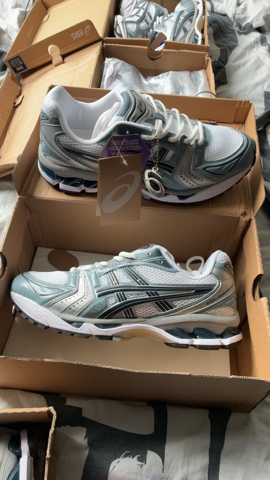 Nieuwe Asics Gel-Kayano 14 sneakers maat 44, Ophalen of Verzenden, Nieuw, Wit, Sneakers of Gympen