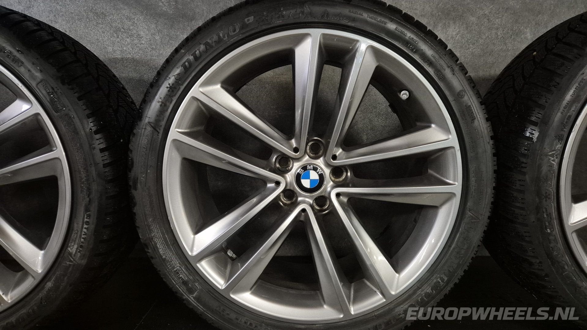 19 inch BMW G30 G31 velgen Dunlop winterbanden, 19 inch, -, -, Banden en Velgen