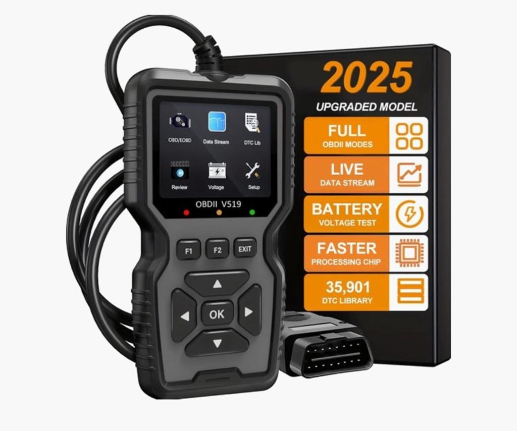 Nieuw! OBD2 V519 Scanner - Auto Diagnosetool (Model 2025), Auto diversen, Auto-accessoires, Ophalen of Verzenden, Nieuw