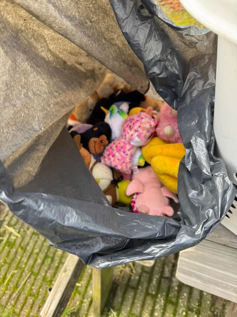 Allerlei knuffels, Ophalen, Gebruikt