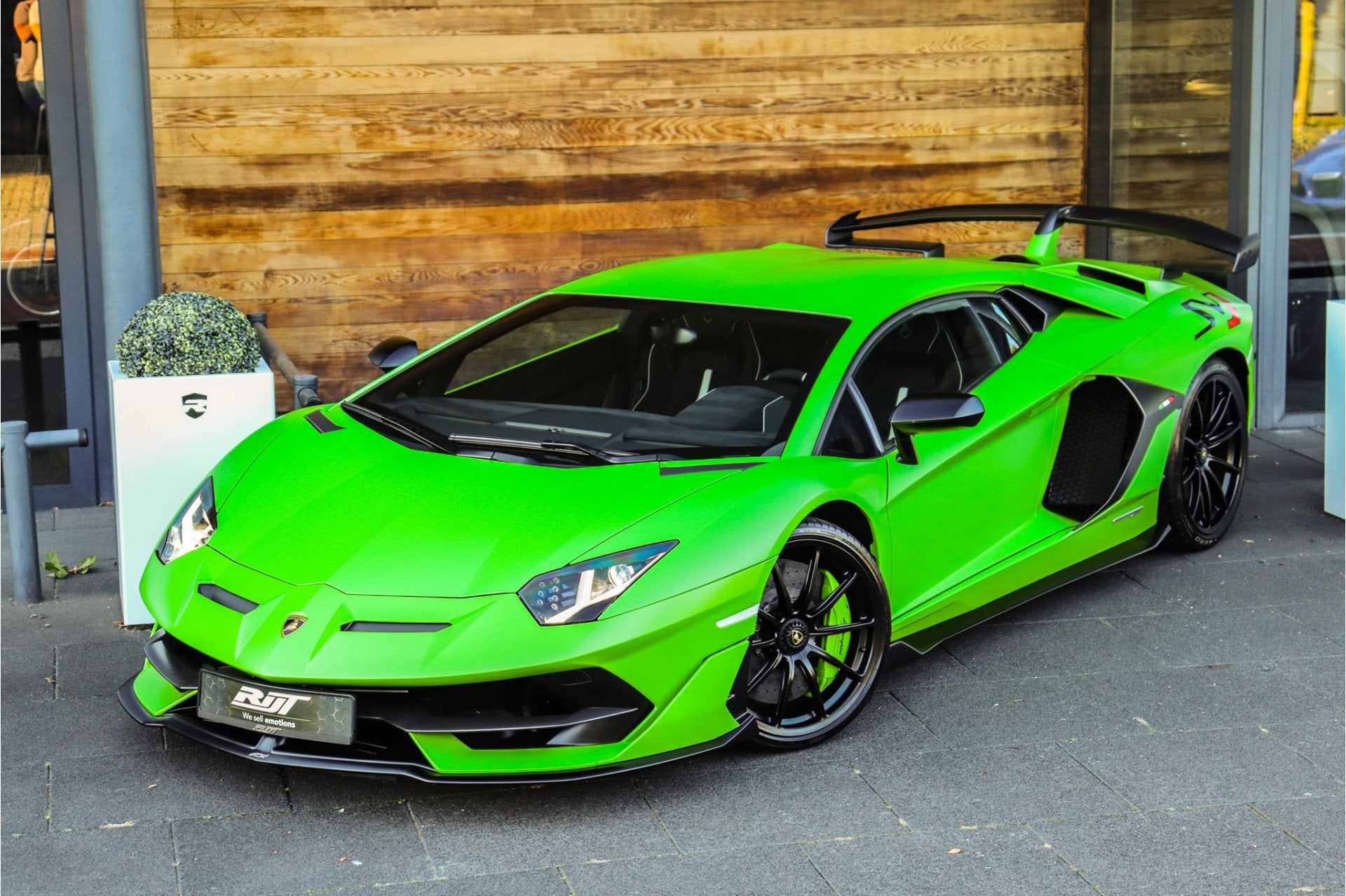 Lamborghini Aventador 6.5 V12 SVJ LP770 *Full Stealth PPF/Ca, Auto's, Automaat, Dealer onderhouden, 1525 kg, Zwart