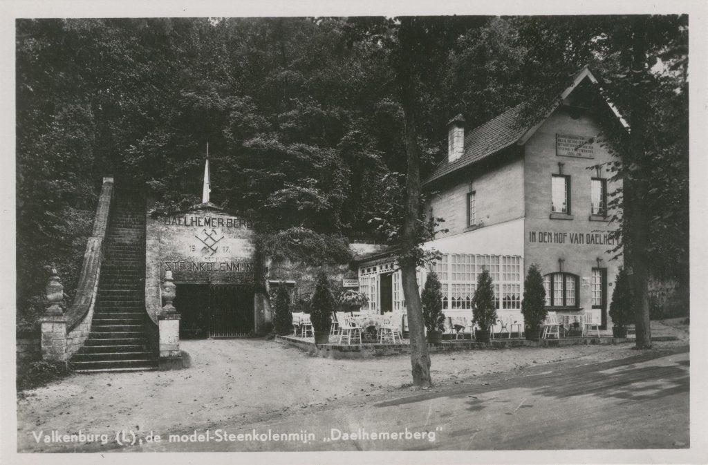 Valkenburg   de model-steenkolenmijn Daelhemerberg, Verzenden, 1940 tot 1960, Ongelopen, Limburg