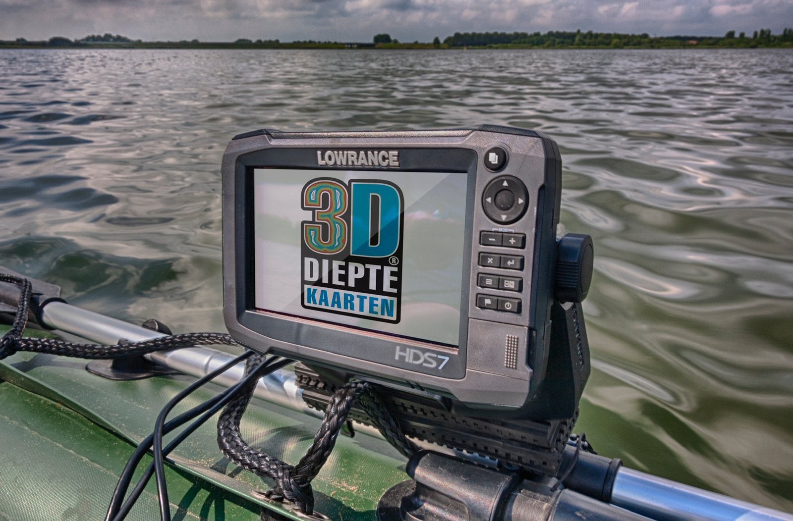 Lowrance HDS7 LIVE met Active 3 in 1 transducer, Watersport en Boten, Ophalen of Verzenden, Zo goed als nieuw, Overige typen, Motorboot