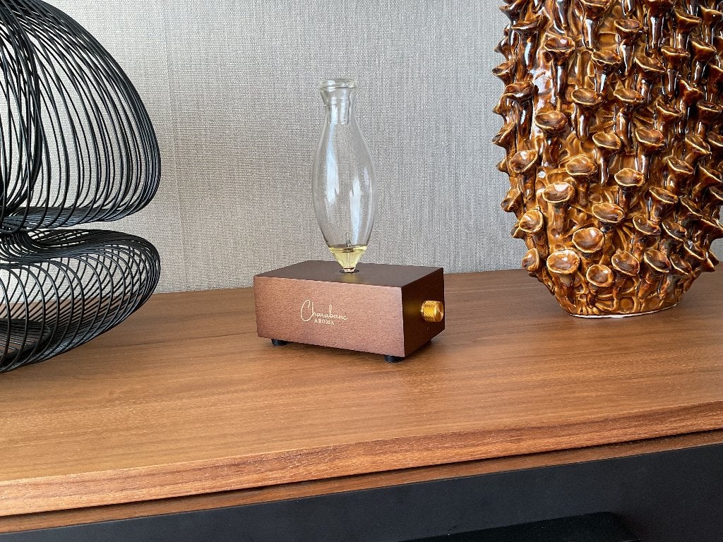 aroma diffuser draadloos 4 x essentiële olie 30ml, Ophalen, Zo goed als nieuw
