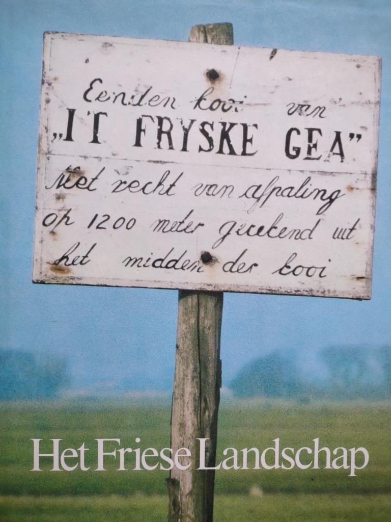 Het Friese landschap- It Fryske Gea met tekst en foto's, Ophalen of Verzenden, Zo goed als nieuw, J.Vlieger tekst J.P.Weidema  fotografie