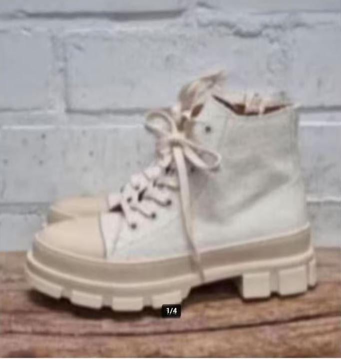 DWARS - Prachtige leren boots maat 37 - Nieuw €139 - DWRS, Kleding | Dames, Schoenen, DWRS, Beige, Nieuw, Ophalen of Verzenden