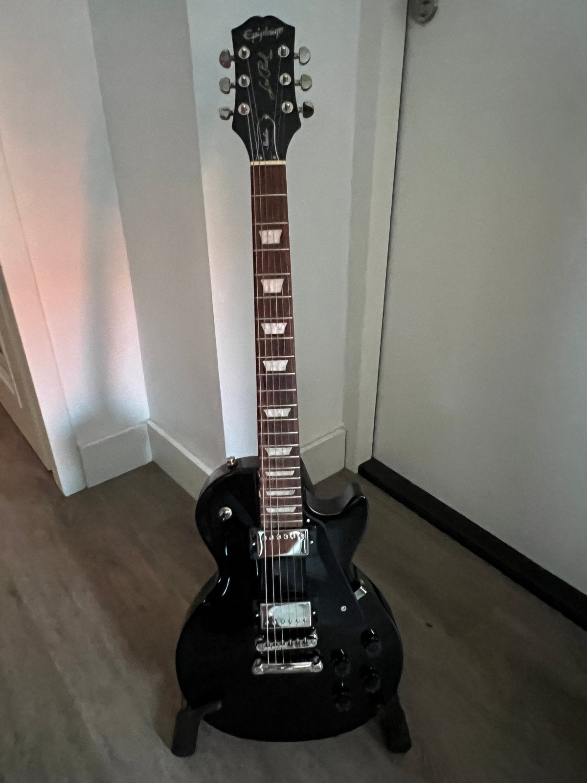 Epiphone Les Paul Studio elektrische gitaar - Zwart, Ophalen, Zo goed als nieuw, Solid body, Epiphone