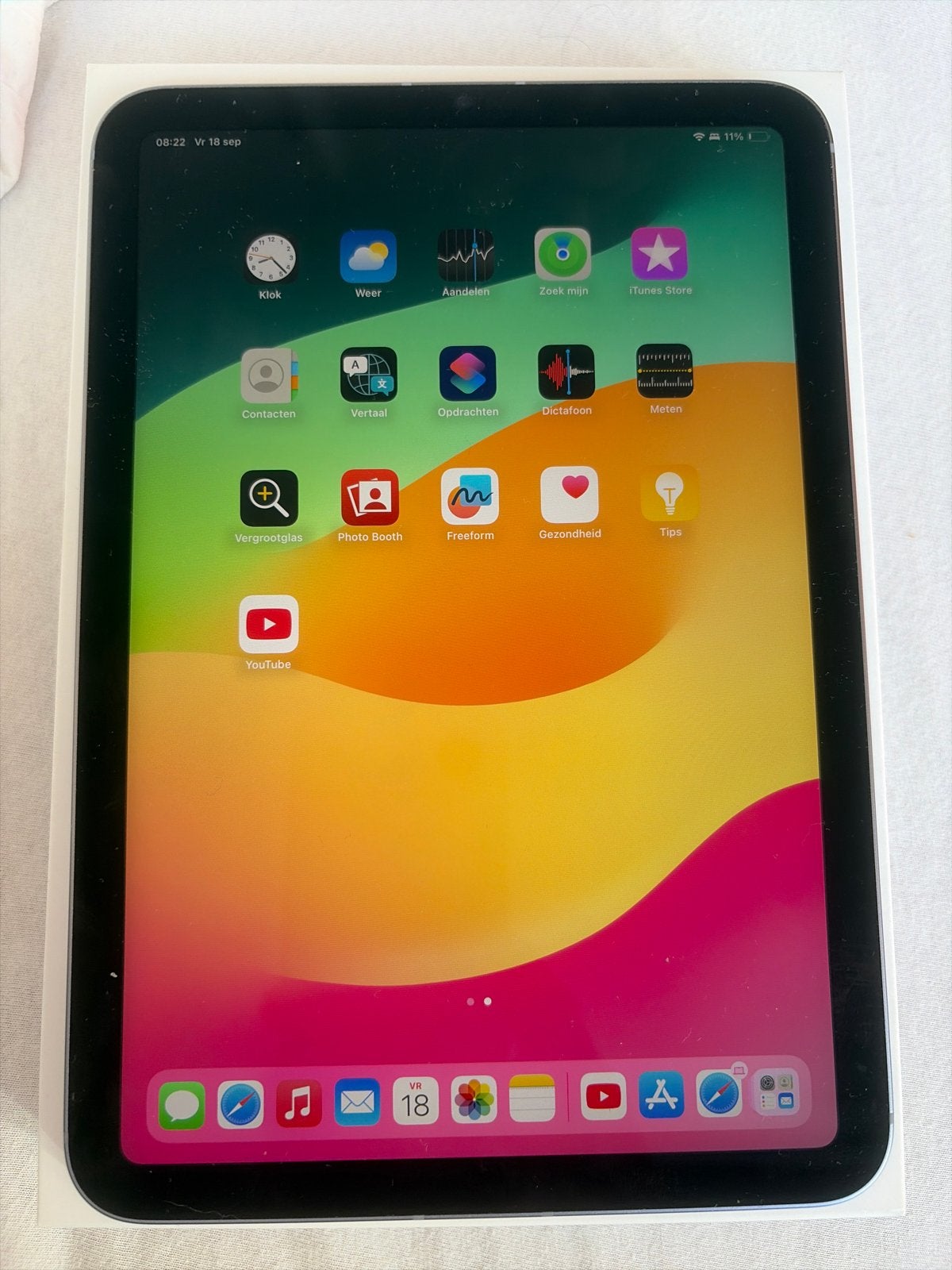 Apple iPad Mini A17 Pro 128GB 5G Paars | Zeer nette staat