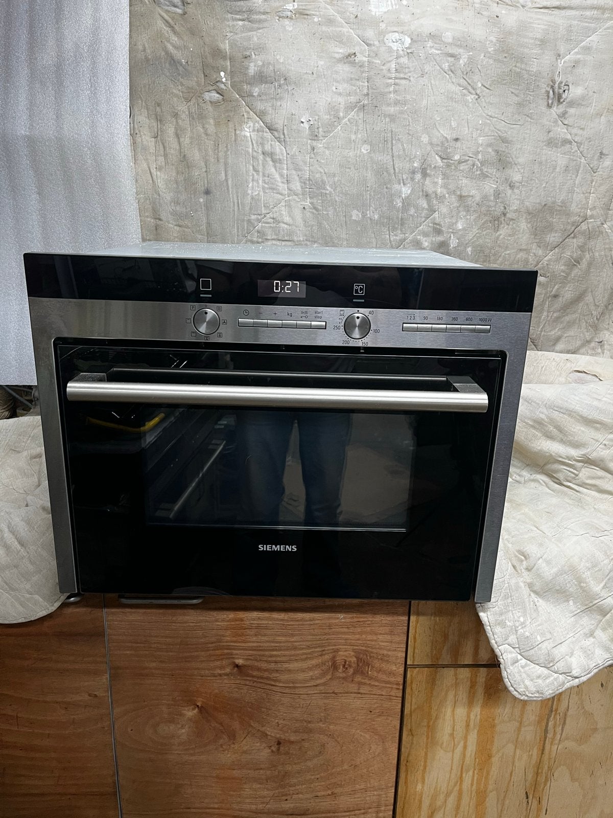 Siemens Combi-oven/ magnetron HB84E562 - Inbouw, Ophalen, 45 tot 50 cm, Gebruikt, 60 cm of meer