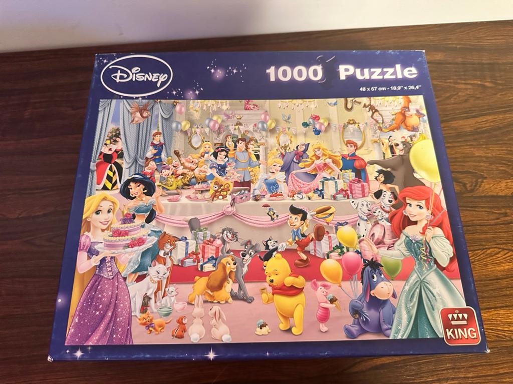 Disney 1000 Stukjes Puzzel - King, Ophalen, Meer dan 50 stukjes, Zo goed als nieuw, 6 jaar of ouder