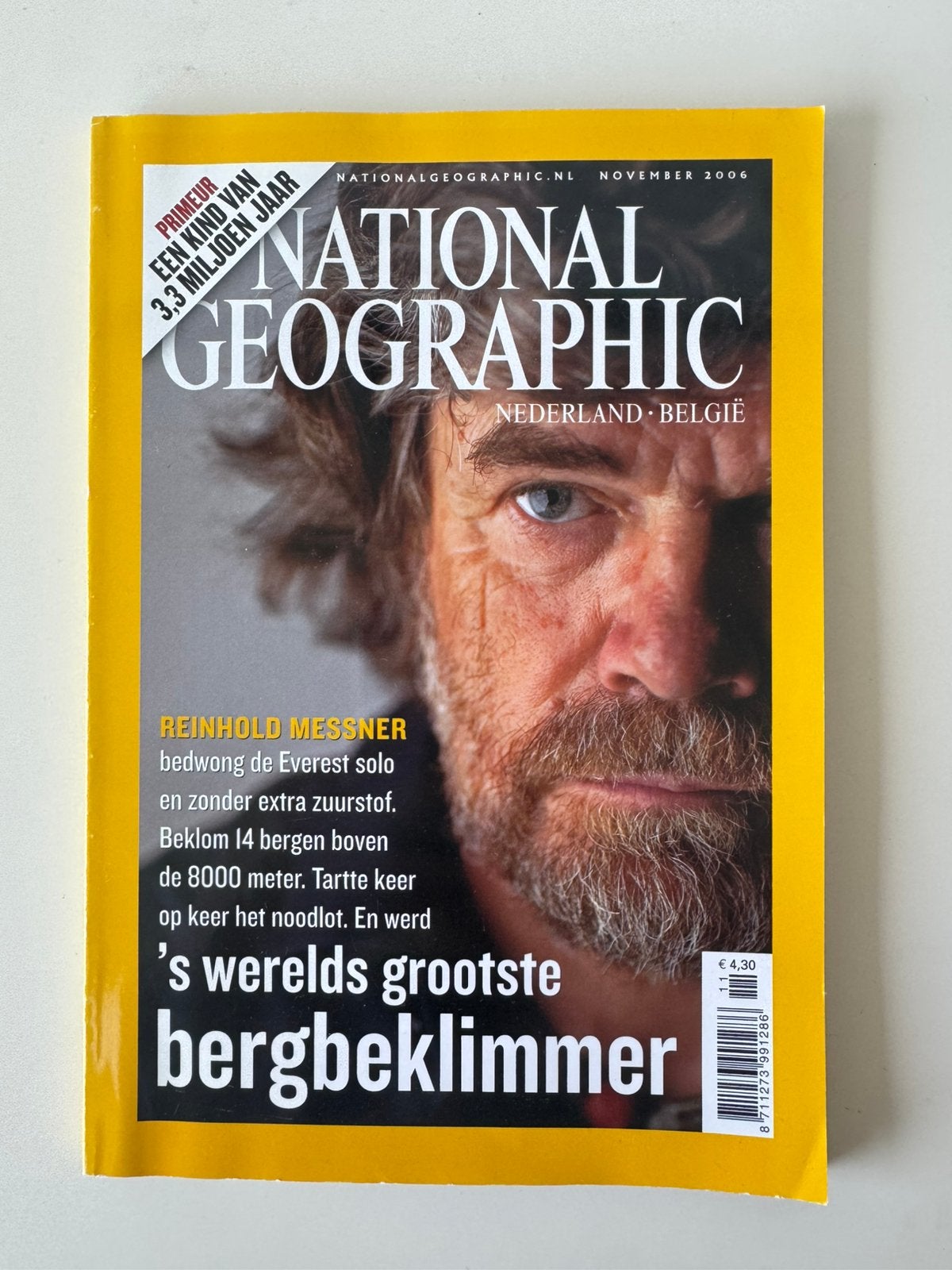 Reinhold Messner in National Geographic, Boeken, Ophalen of Verzenden, Zo goed als nieuw, Wetenschap en Natuur