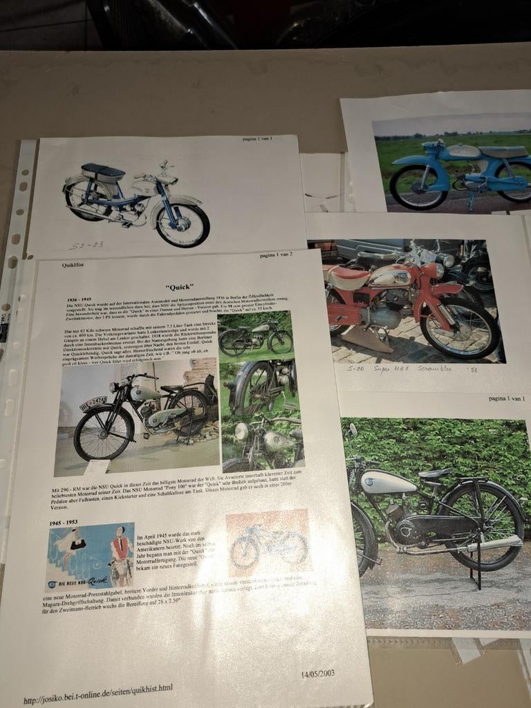 NSU Documentatie - Quick en andere modellen, Ophalen of Verzenden, Overige merken