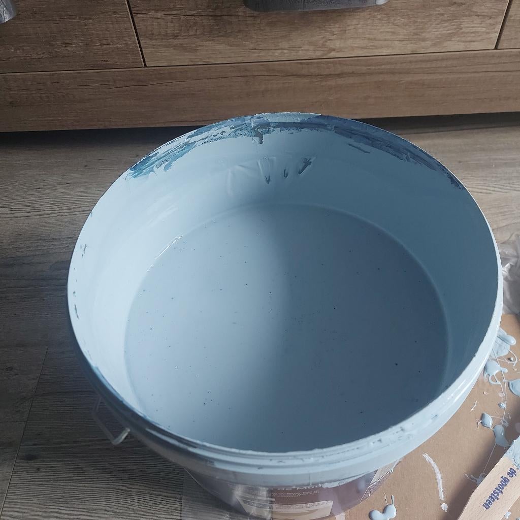 Flexa muurverf Winter Rain ca 7,5 liter, Ophalen, 5 tot 10 liter, Blauw, Verf
