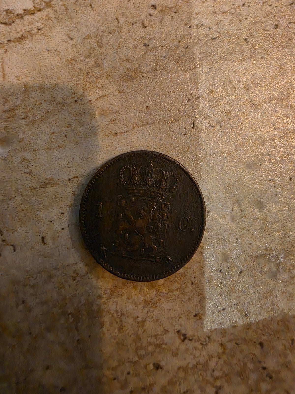Nederlandse 1 Cent 1877 - Koning Willem III, Ophalen of Verzenden, Koning Willem III, 1 cent, Losse munt