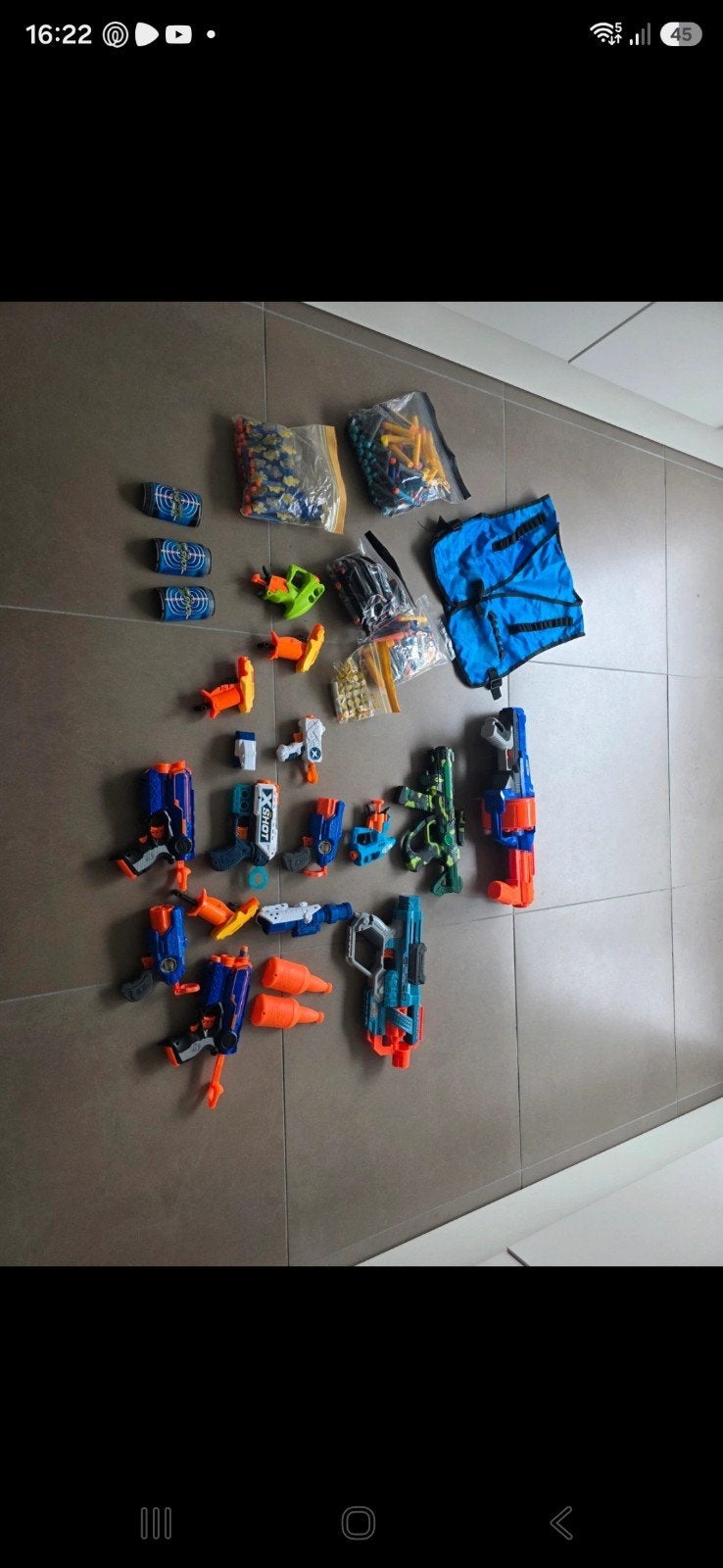 grote collectie Nerf, Ophalen of Verzenden, Gebruikt