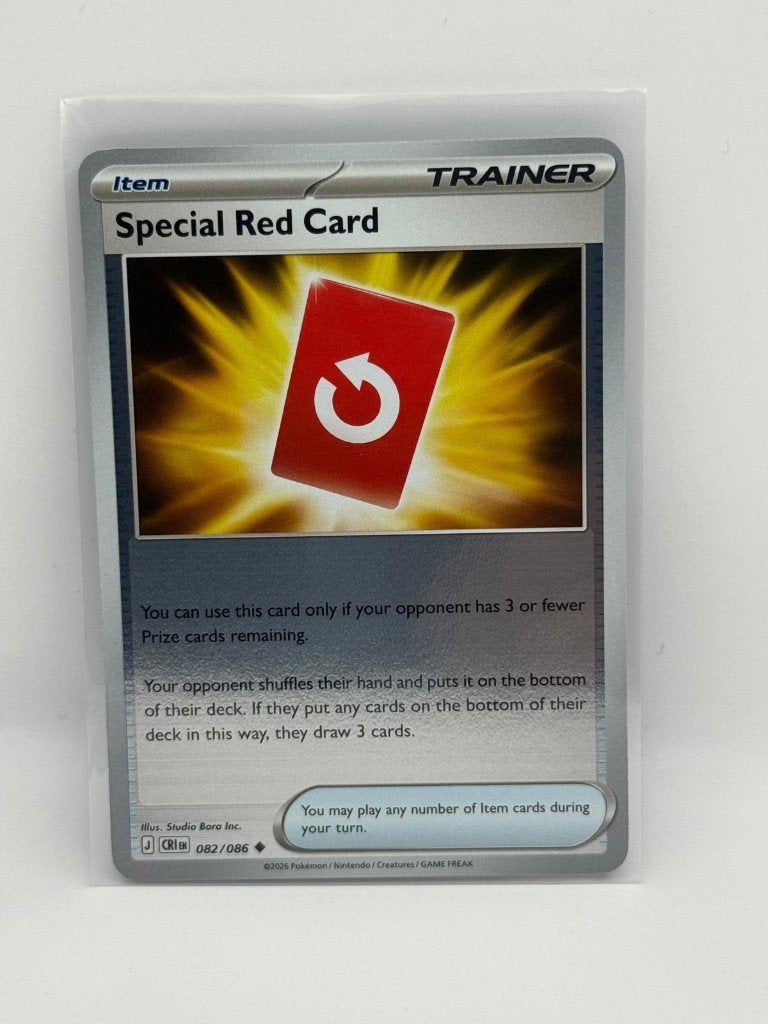 Special Red Card [Reverse Holo] #82 Pokemon Chaos Rising, Verzenden, Nieuw, Losse kaart, Foil