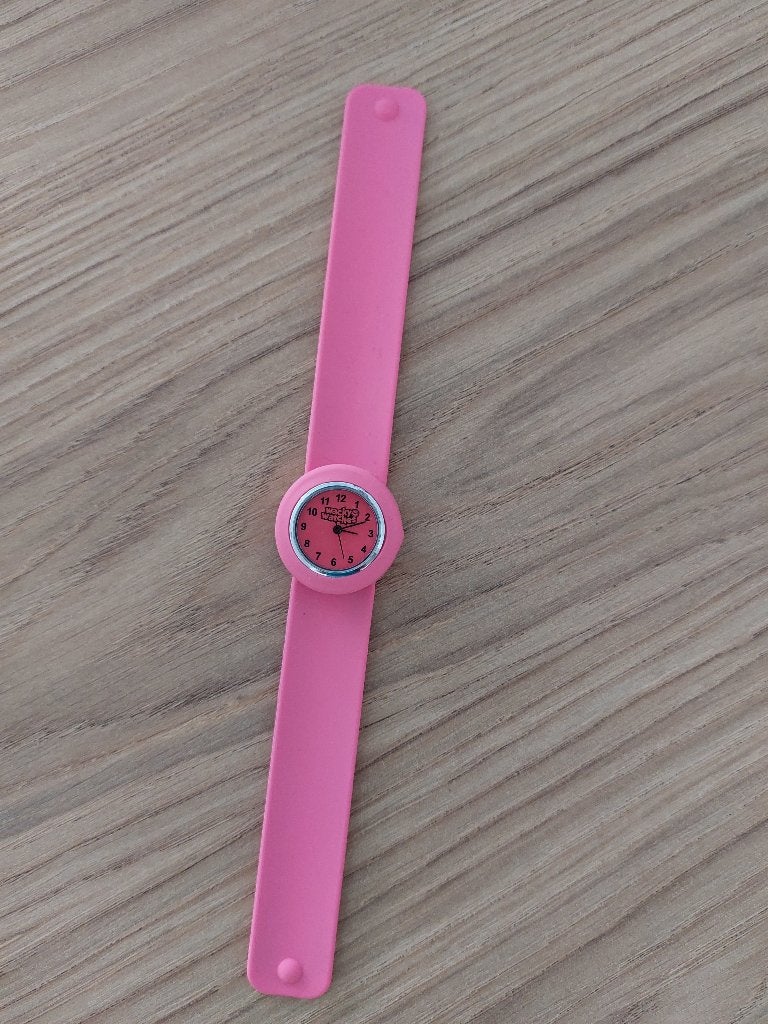 Horloge Wacky Watches, Ophalen of Verzenden, Zo goed als nieuw, Roze, Jongen of Meisje