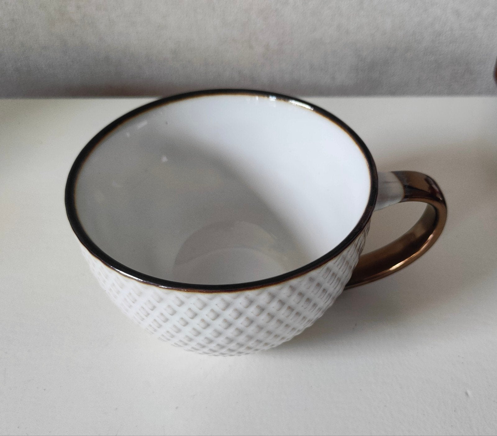 Mooie grote kop of mok voor thee, cappuccino, enz. van SIAKI, Huis en Inrichting, Overige merken, Ophalen of Verzenden, Zo goed als nieuw