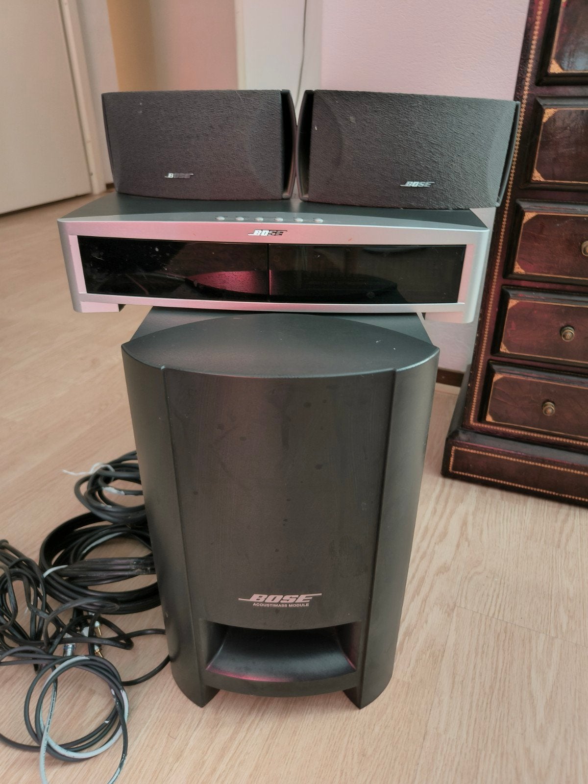 Bose AV3-2-1 II media center, 70 watt of meer, Zo goed als nieuw, Dvd-speler, Ophalen