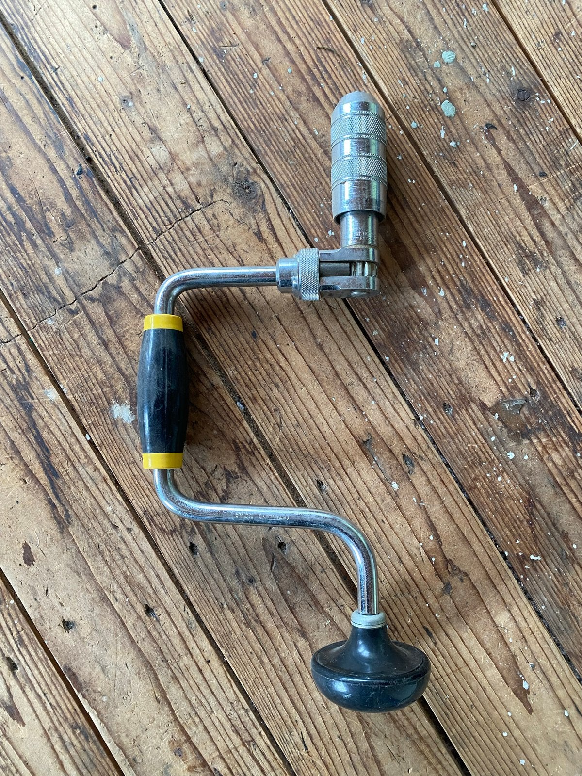 Vintage Handboor / Boorzwengel - Metaal en Hout, Antiek en Kunst, Antiek | Gereedschap en Instrumenten, Ophalen of Verzenden