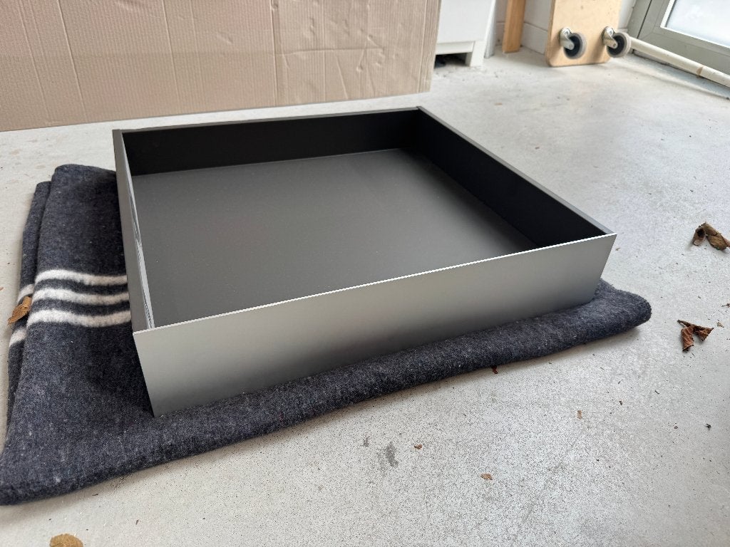 bulthaup b3 Binnenlade staal 2x aluminium front, Huis en Inrichting, Keuken | Complete keukens, Ophalen, Overige typen, Zo goed als nieuw