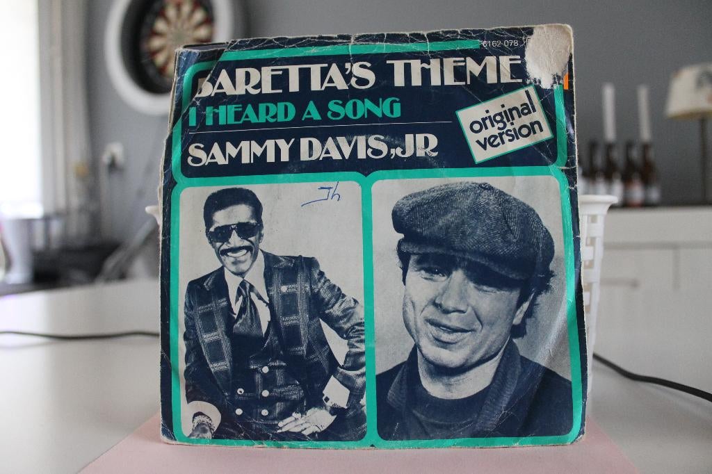 7" Single Sammy Davis Jr. - Baretta's Theme / I Heard A Song, Gebruikt, 7 inch, Single, Ophalen of Verzenden