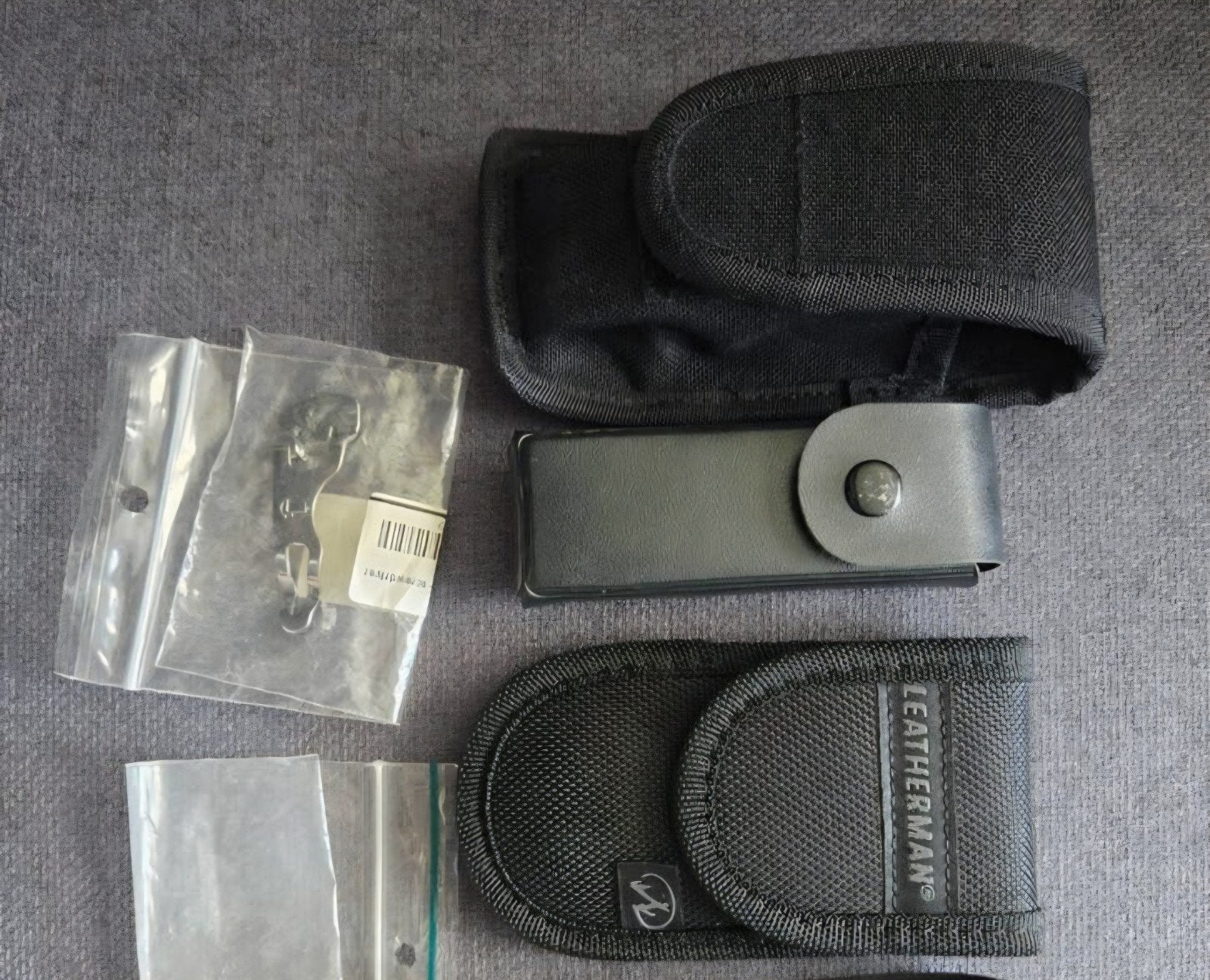 Leatherman hoes en merkloze hoesjes, bitjes & pocket clip, Ophalen of Verzenden