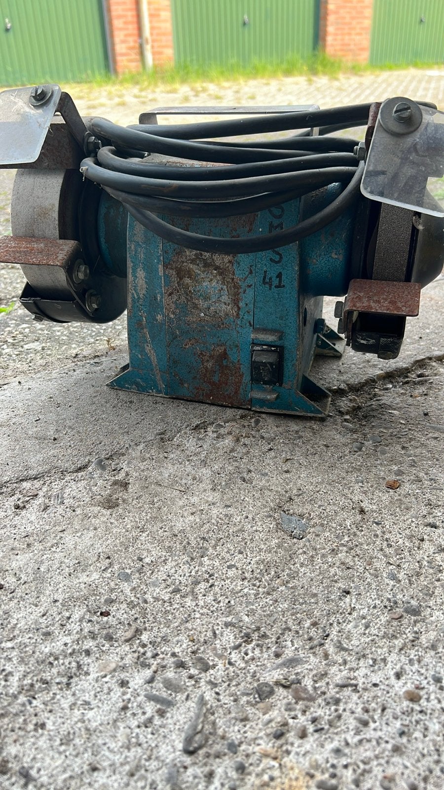 Creusen Werkbankslijpmachine - Gebruikt maar functioneel, Doe-het-zelf en Verbouw, Ophalen, Gebruikt, Minder dan 700 watt, Werkbankslijpmachine