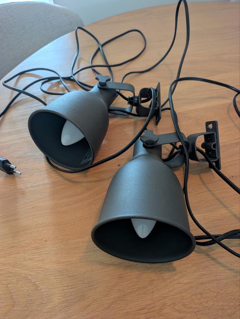 2 x Ikea Hektar. Incl smart LED ikea Tradfri. €25,-, Ophalen of Verzenden, Zo goed als nieuw