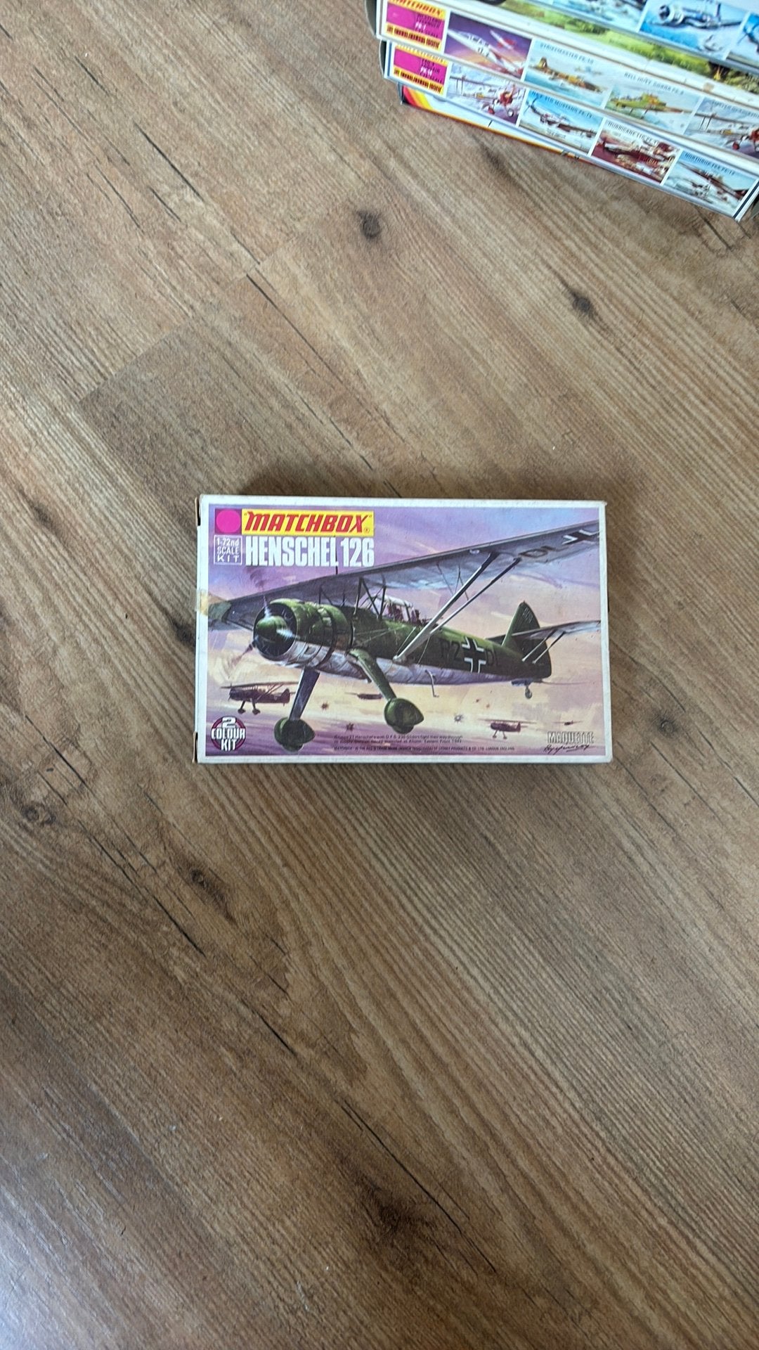 1/72 Matchbox Henschel HS-126 bouwdoos vliegtuig bouwpakket, Overige merken, 1:72 tot 1:144, Nieuw, Ophalen of Verzenden
